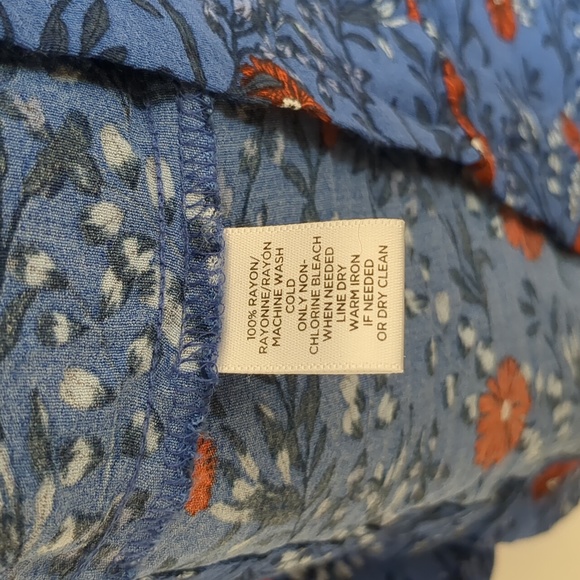 Ann Taylor LOFT blue sleeveless dress size M - Picture 5 of 5